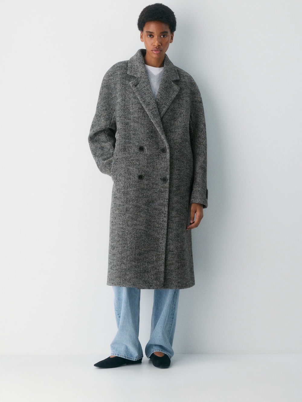 Aritzia Babaton The Slouch™ Coat - Soft Wool Cashmere